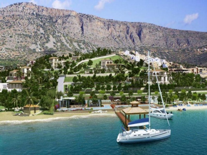 Schisma Eloundas Kreta, Elounda: Luxusvilla mit Pool und Gästehaus in Elite-Wohnanlage zu verkaufen Haus kaufen